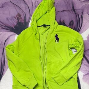 Polo by Ralph Lauren Lime Green Hoodie Jacket